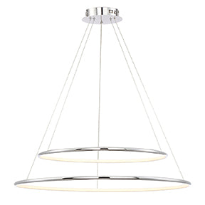 EUROFASE 31861 2-Tiers 2-Light 32in Integrated Led Grand Chandeli Main image