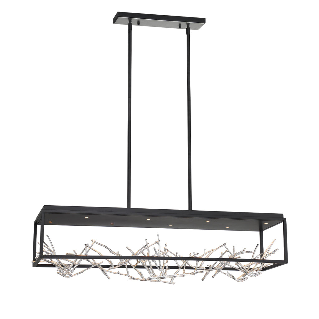 EUROFASE 35642 8-Light 42in Integrated Led Linear Chandelier