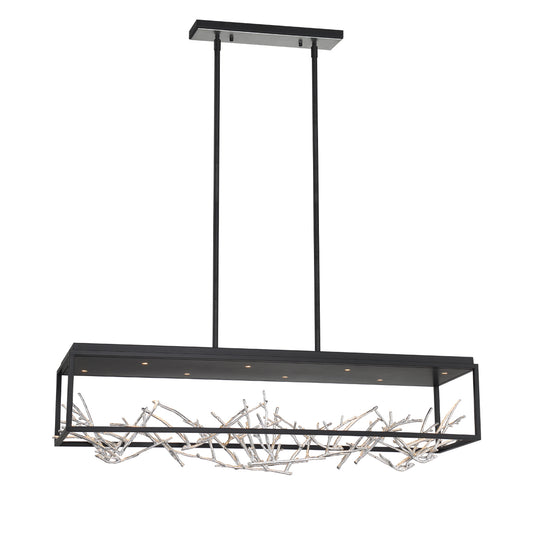 EUROFASE 35642 8-Light 42in Integrated Led Linear Chandelier