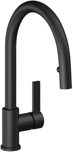 California Faucets CF Limited K01-102-ST Pull-Down Kitchen Faucet with Concealed Button Sprayer - Blade Handle