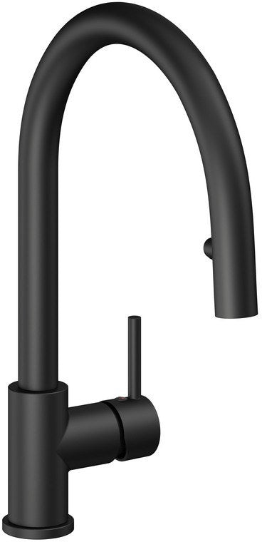 California Faucets CF Limited K01-102-FB Pull-Down Kitchen Faucet with Concealed Button Sprayer - Stick Handle