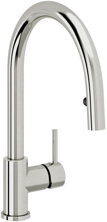 California Faucets CF Limited K01-102-FB Pull-Down Kitchen Faucet with Concealed Button Sprayer - Stick Handle
