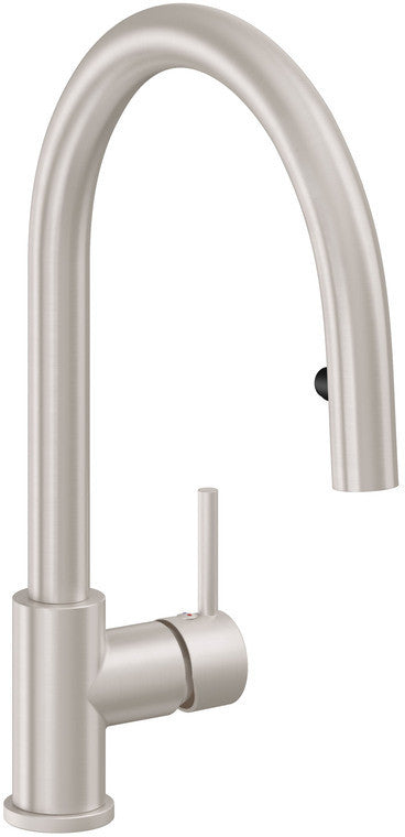 California Faucets CF Limited K01-102-FB Pull-Down Kitchen Faucet with Concealed Button Sprayer - Stick Handle