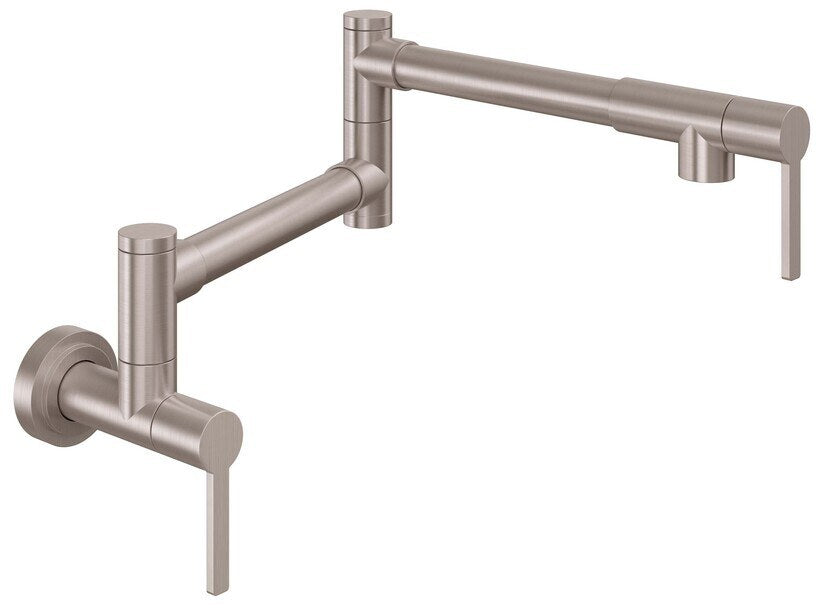 California Faucets La Spezia K55-200-TG Pot Filler - Dual Handle Wall Mount - Contemporary Main image