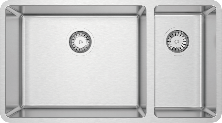 ZOMODO LUC221U 31" 60/40 Dbl Sink - Undermount, 18ga, R15, Sgl Box Main image