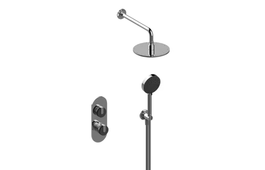 Graff MOD+M30-FR-TM-Series Thermostatic Shower System - Shower with Handshower (Trim)