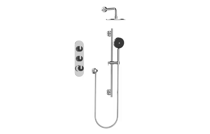 Graff M40-FR-T MOD+ M-Series Thermostatic Shower Set-With Handshower