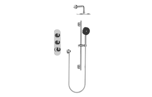 Graff M40-FR-T MOD+ M-Series Thermostatic Shower Set-With Handshower