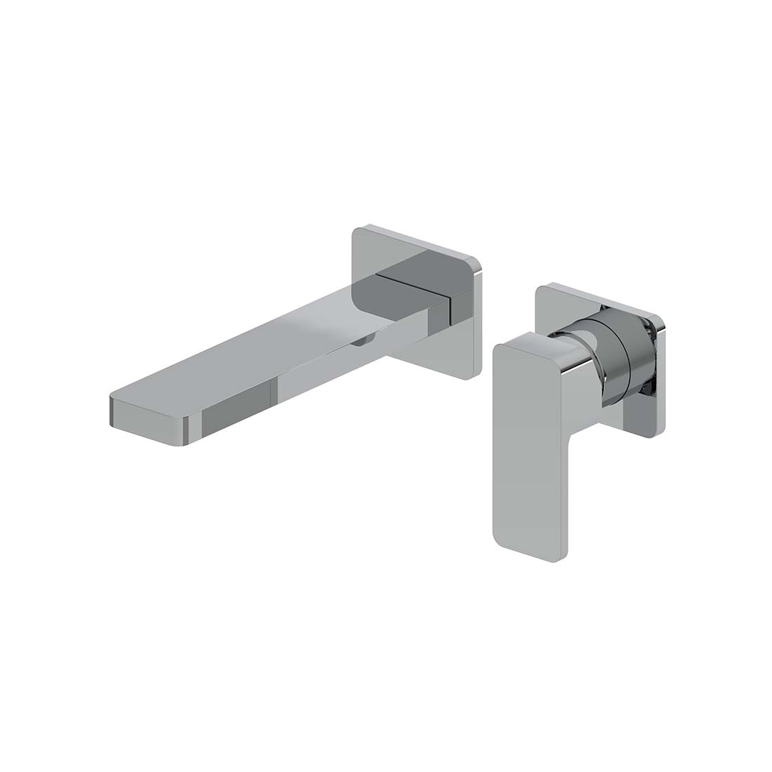 AQUALEM MP4304.TR Morandi Wall Mounted Lavatory Faucet Trim Set (REQ.: MP4100.RI) Main image
