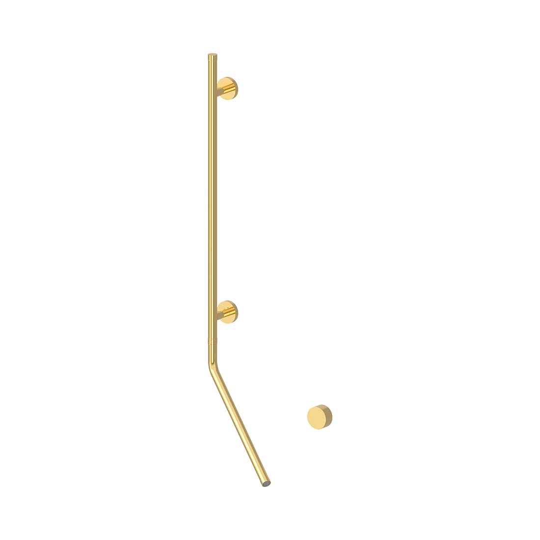 AQUALEM MP5127.TR Rittze Wall Mounted Lavatory Faucet Trim Set (REQ.: MP5180.RI)