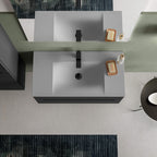 STONETOUCH 1NEV36 Neve 36'' Mineralsolid Vanity Top - 1 Hole