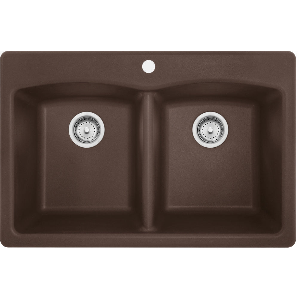 FRANKE EDCH33229-1 ELLIPSE DM GRN DBL 36CAB GRANITE COMPOSITE SINK Secondary image