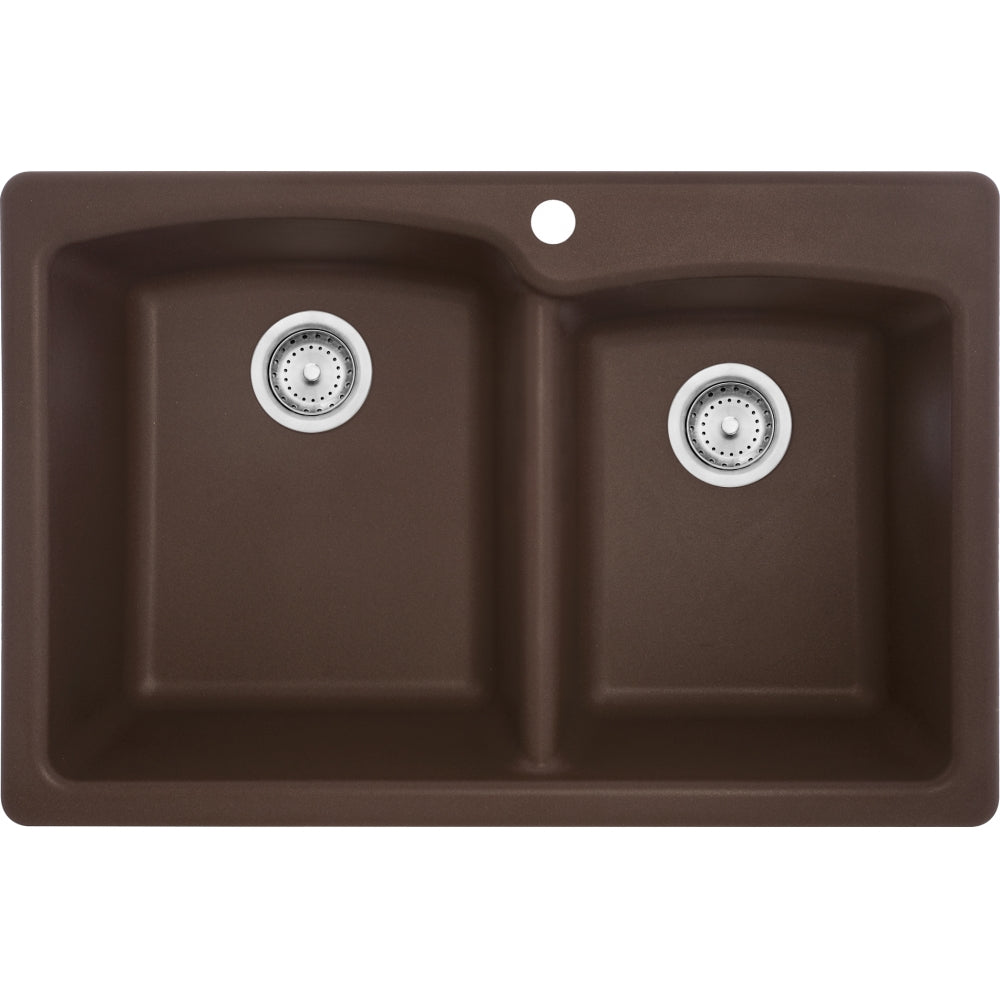 FRANKE EOCH33229-1 ELLIPSE DM GRN DBL 36CAB GRANITE COMPOSITE SINK Secondary image