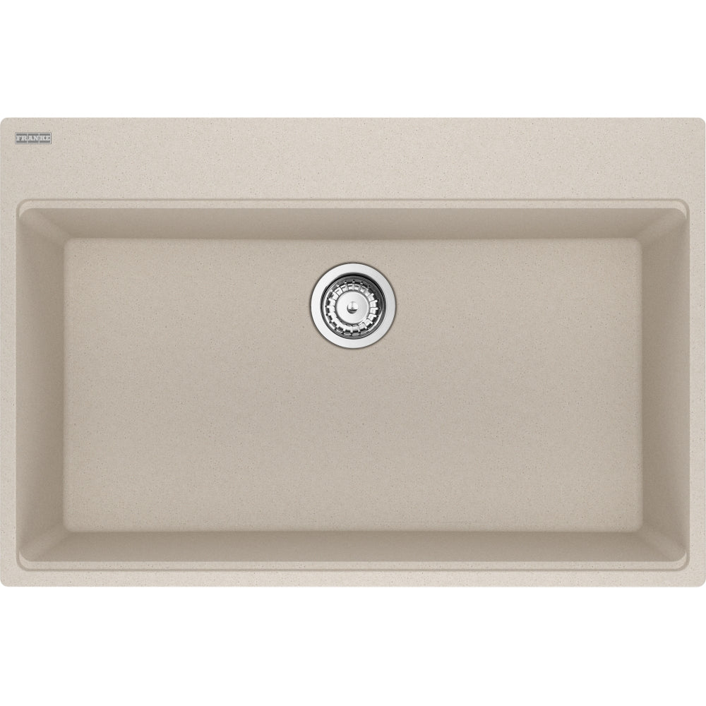 FRANKE MAG61031 MARIS TM GRN SGL 36CAB WITH STRAINER BASKET GRANITE COMPOSITE SINK Main image