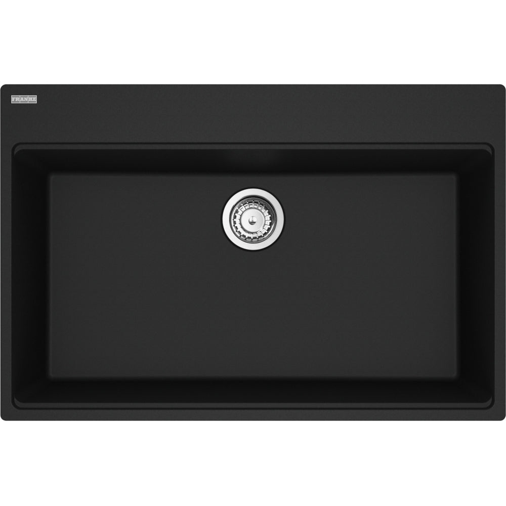 FRANKE MAG61031 MARIS TM GRN SGL 36CAB WITH STRAINER BASKET GRANITE COMPOSITE SINK Secondary image