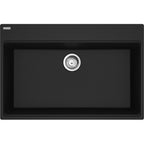 FRANKE MAG61031 MARIS TM GRN SGL 36CAB WITH STRAINER BASKET GRANITE COMPOSITE SINK