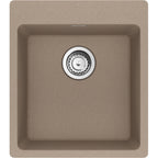 FRANKE MAG61015 MARIS DM GRN SGL 18CAB WITH STRAINER BASKET GRANITE COMPOSITE SINK