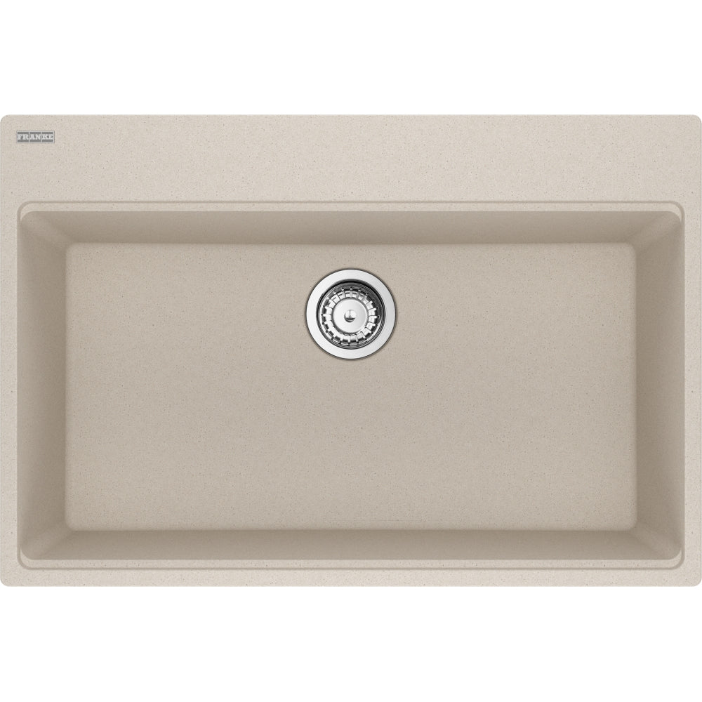 FRANKE MAG61029 MARIS UM GRN SGL 36CAB WITH STRAINER BASKET GRANITE COMPOSITE SINK Main image