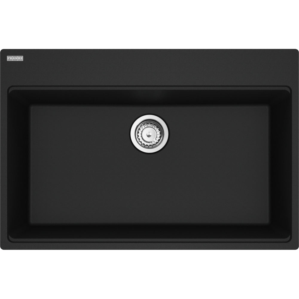 FRANKE MAG61029 MARIS UM GRN SGL 36CAB WITH STRAINER BASKET GRANITE COMPOSITE SINK Secondary image