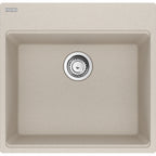 FRANKE MAG61020 MARIS UM GRN SGL 24CAB WITH STRAINER BASKET GRANITE COMPOSITE SINK