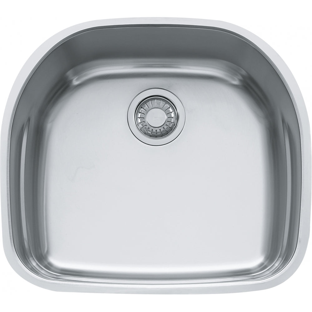 FRANKE PRX11021 PRESTIGE UM 18G SS SGL 27CAB STAINLESS STEEL SINK