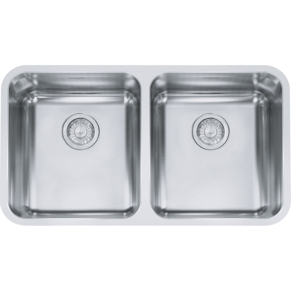 FRANKE GDX12031 GRANDE UM 18G SS DBL 36CAB STAINLESS STEEL SINK Main image