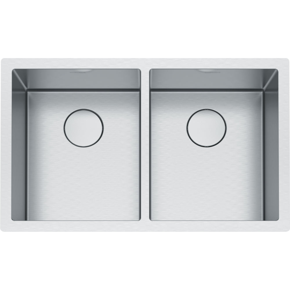 FRANKE PS2X120-14-14 PROFESSIONAL 2 UM 16G SS DBL 36CAB STAINLESS STEEL SINK Main image