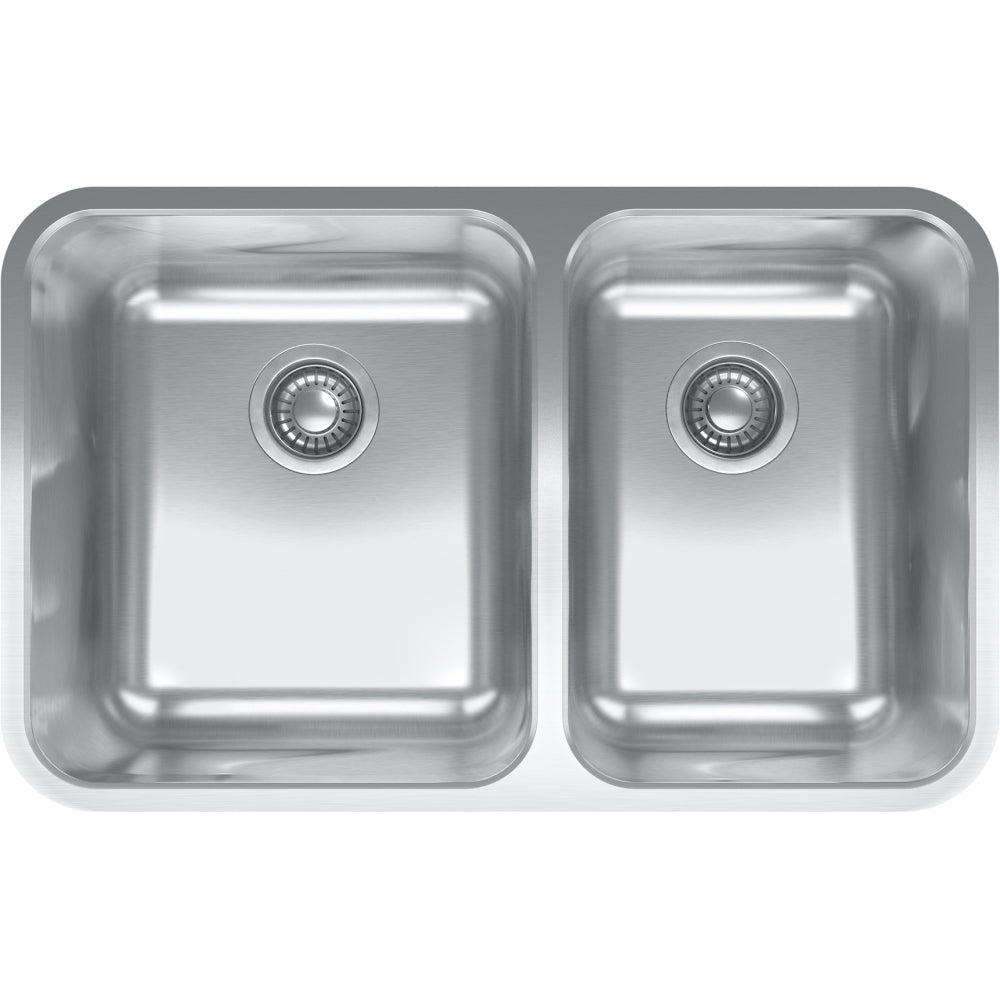 FRANKE GDX16031 GRANDE UM 18G SS DBL 36CAB STAINLESS STEEL SINK Main image