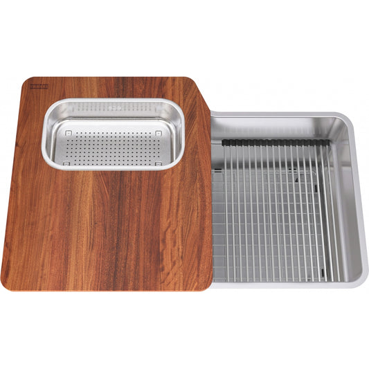 FRANKE OR2X110 ORCA 2.0 UM 18GA SS SGL 36CAB - WORKCENTER STAINLESS STEEL SINK