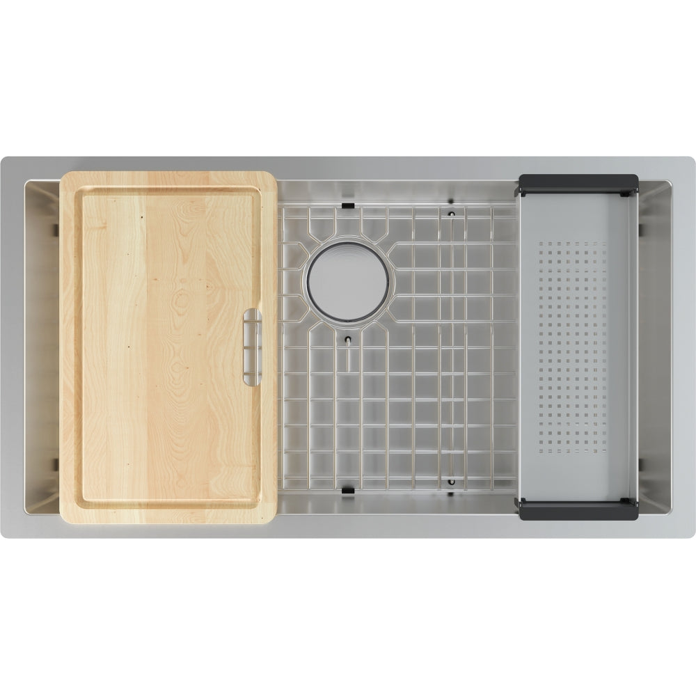 FRANKE PS2X110-33 PRO 2 UM 16G SS SGL 39CAB - WORKCENTER STAINLESS STEEL SINK