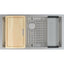 FRANKE PS2X110-33 PRO 2 UM 16G SS SGL 39CAB - WORKCENTER STAINLESS STEEL SINK