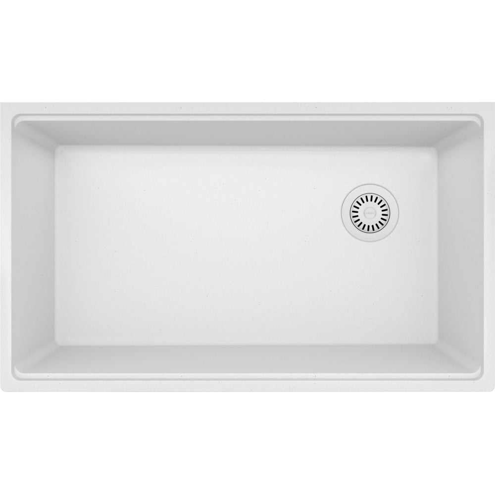 FRANKE MAG11031OW MARIS UM GRN SGL - OFFSET WASTE WITH STRAINER BASKET GRANITE COMPOSITE SINK