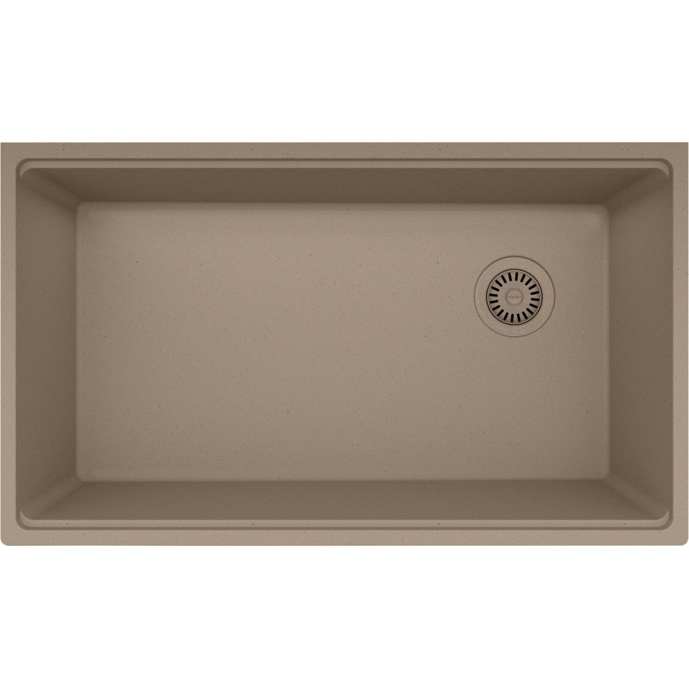 FRANKE MAG11031OW MARIS UM GRN SGL - OFFSET WASTE WITH STRAINER BASKET GRANITE COMPOSITE SINK