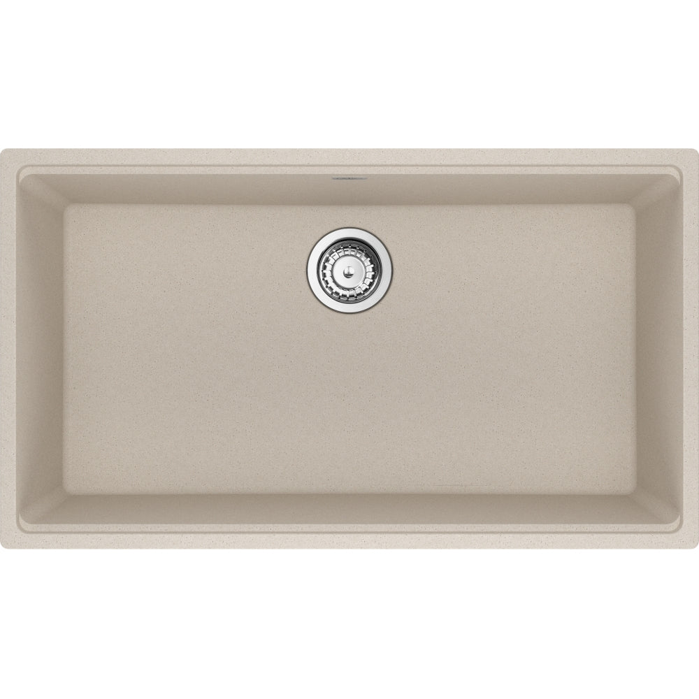 FRANKE MAG11031 MARIS UM GRN SGL 36CAB WITH STRAINER BASKET GRANITE COMPOSITE SINK Main image