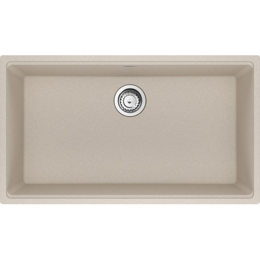 FRANKE MAG11031 MARIS UM GRN SGL 36CAB WITH STRAINER BASKET GRANITE COMPOSITE SINK