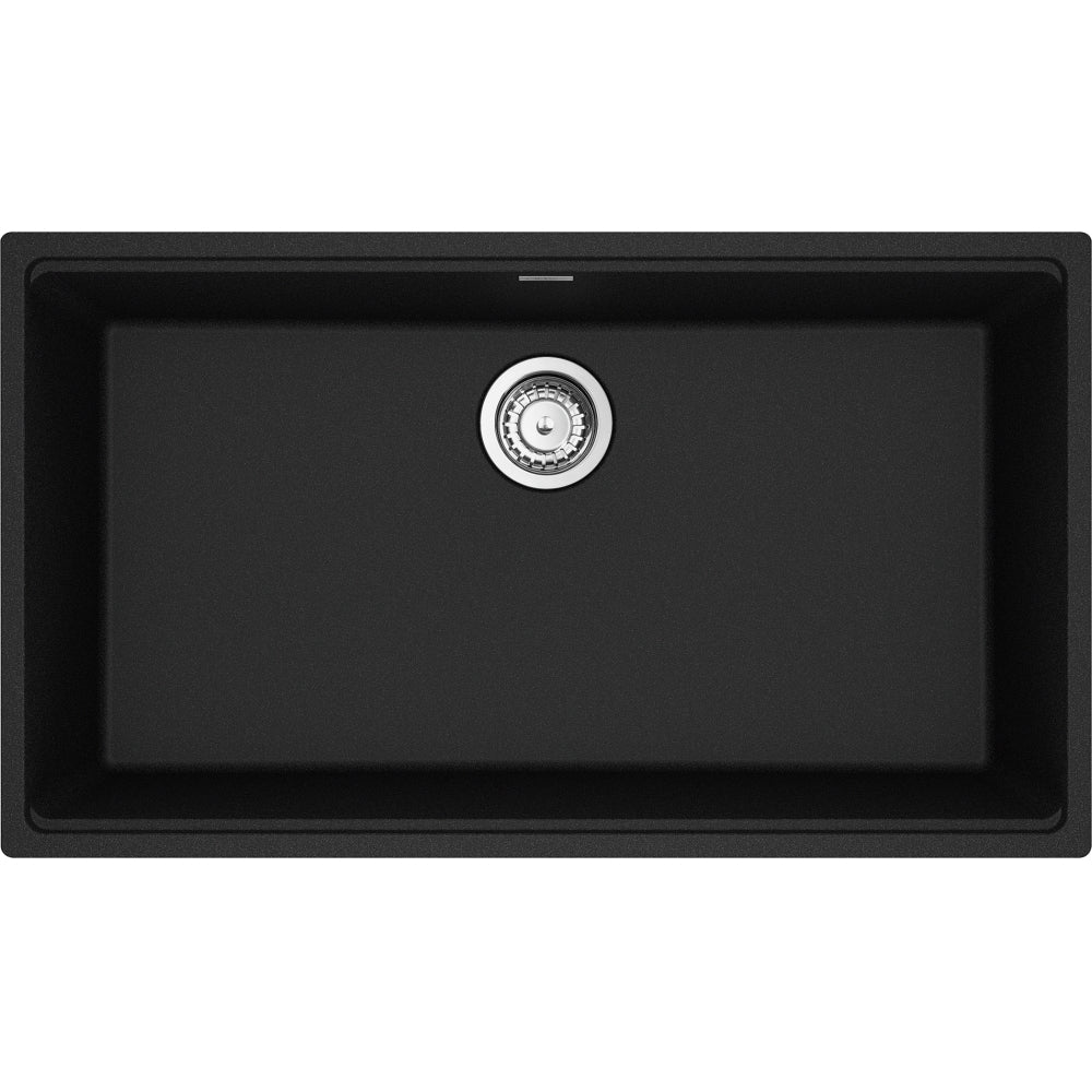 FRANKE MAG11031 MARIS UM GRN SGL 36CAB WITH STRAINER BASKET GRANITE COMPOSITE SINK