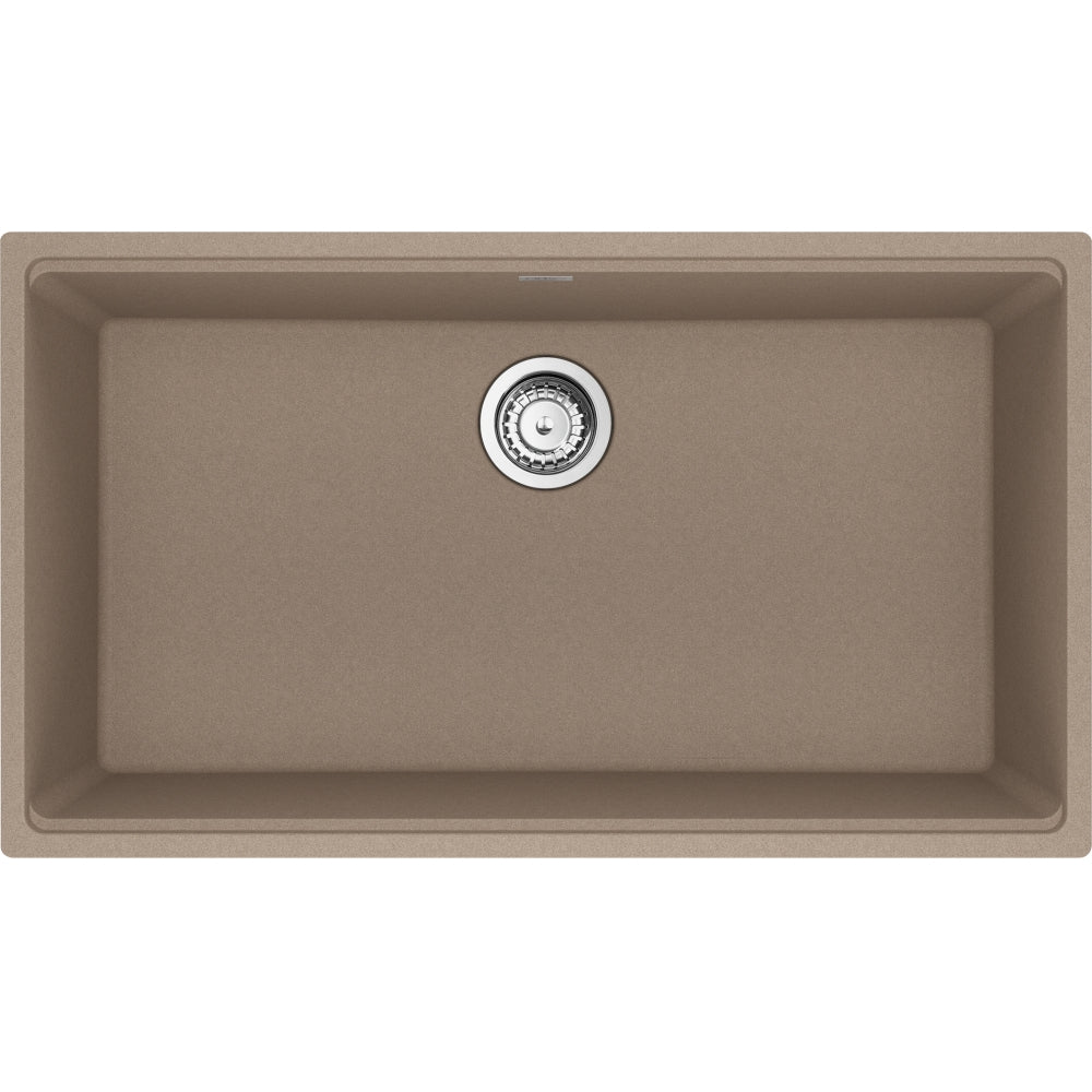 FRANKE MAG11031 MARIS UM GRN SGL 36CAB WITH STRAINER BASKET GRANITE COMPOSITE SINK