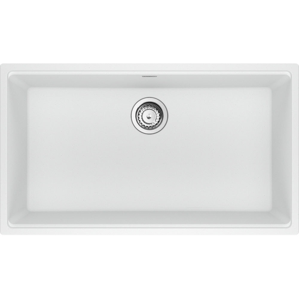 FRANKE MAG11031 MARIS UM GRN SGL 36CAB WITH STRAINER BASKET GRANITE COMPOSITE SINK
