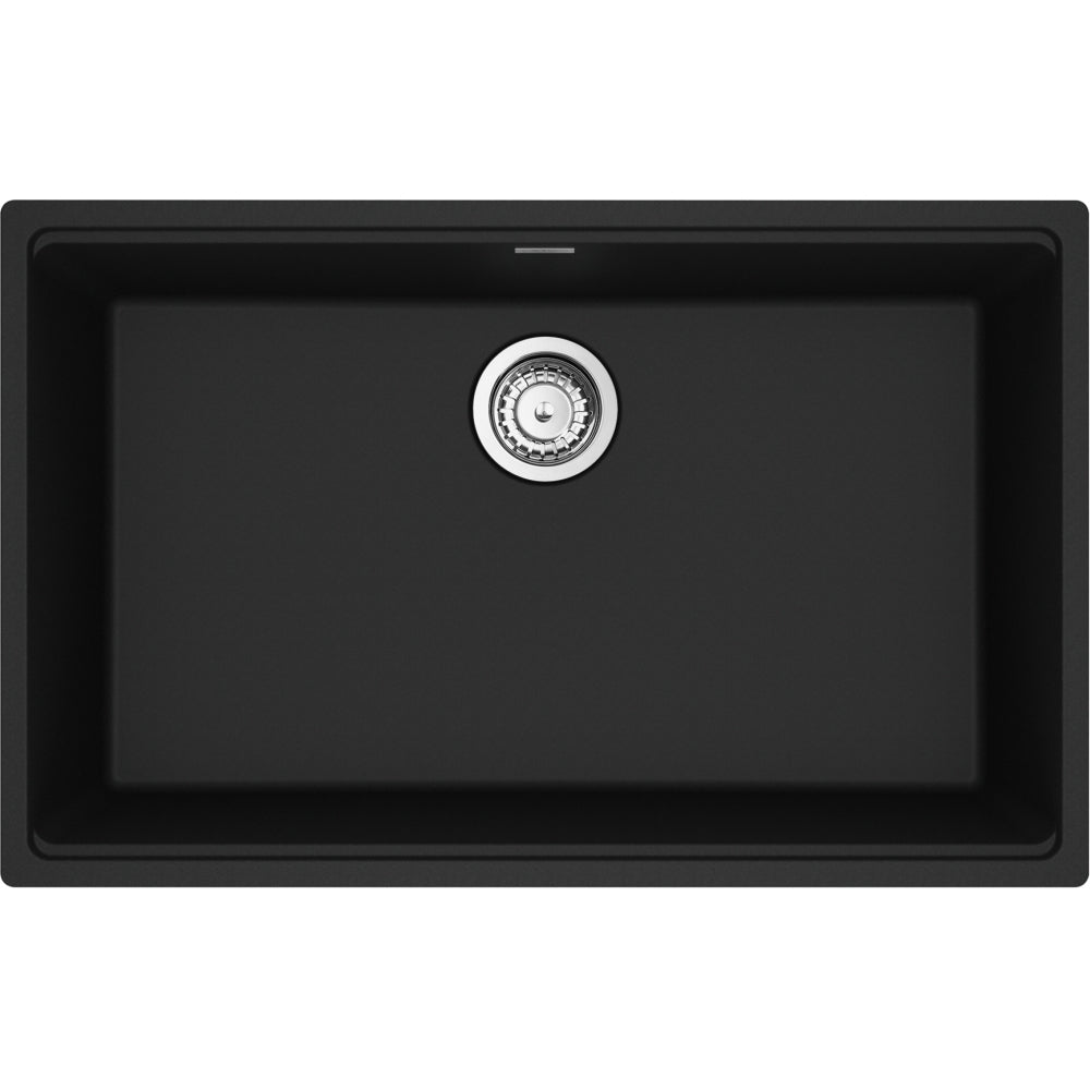 FRANKE MAG11028 MARIS UM GRN SGL 33CAB WITH STRAINER BASKET GRANITE COMPOSITE SINK Secondary image