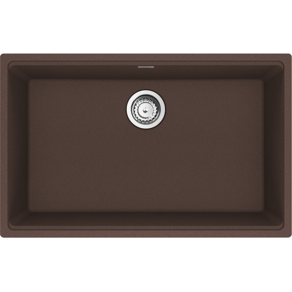 FRANKE MAG11028 MARIS UM GRN SGL 33CAB WITH STRAINER BASKET GRANITE COMPOSITE SINK