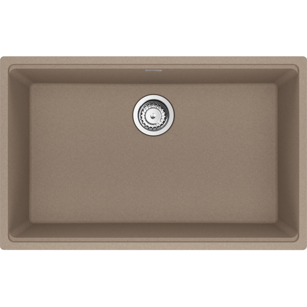FRANKE MAG11028 MARIS UM GRN SGL 33CAB WITH STRAINER BASKET GRANITE COMPOSITE SINK