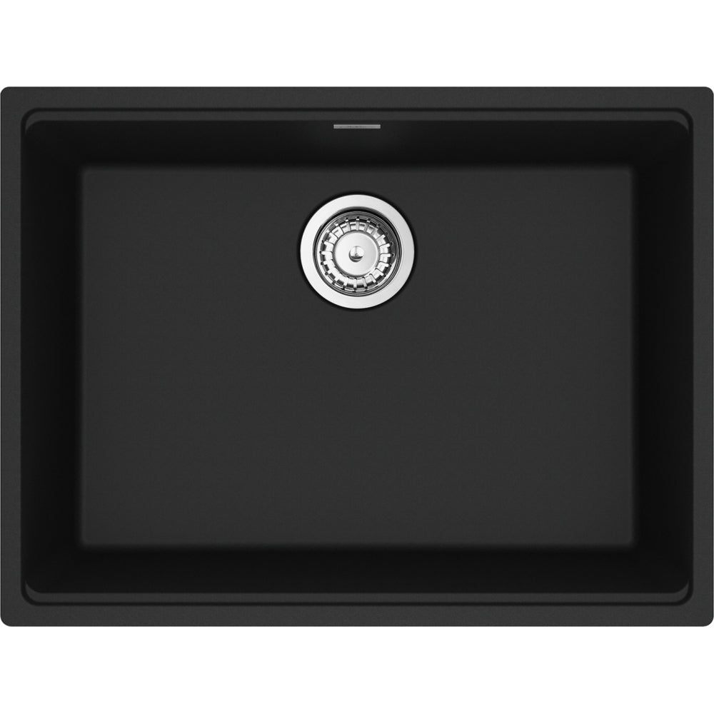 FRANKE MAG11023 MARIS UM GRN SGL 27CAB WITH STRAINER BASKET GRANITE COMPOSITE SINK Secondary image
