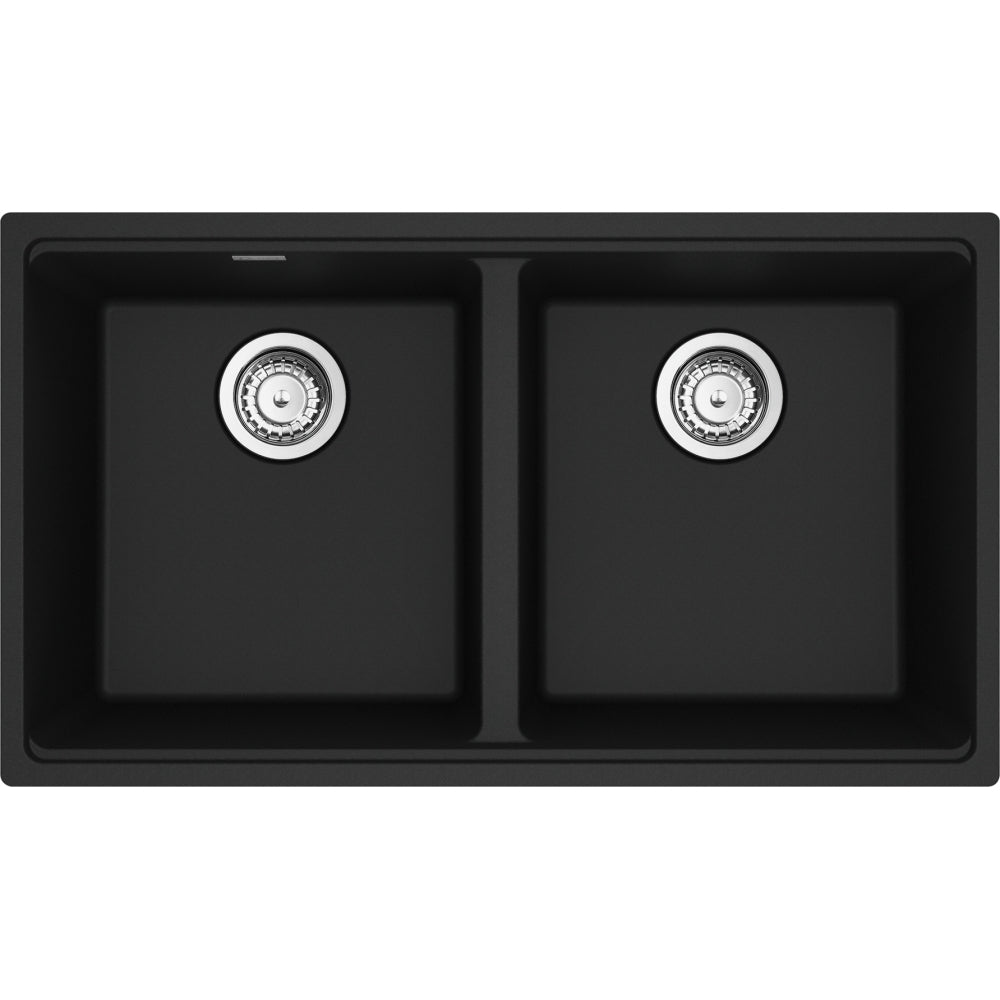 FRANKE MAG1201414 MARIS UM GRN DBL 33CAB WITH STRAINER BASKET GRANITE COMPOSITE SINK