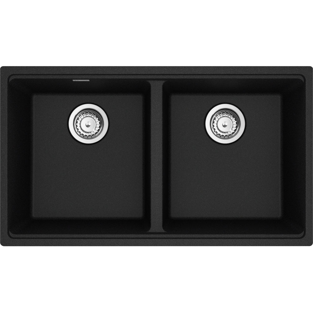 FRANKE MAG1201414 MARIS UM GRN DBL 33CAB WITH STRAINER BASKET GRANITE COMPOSITE SINK