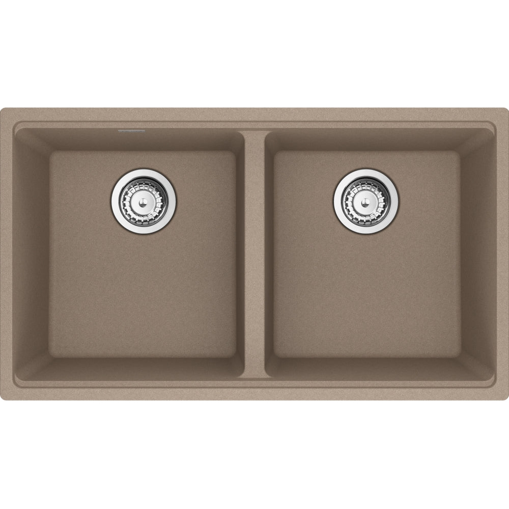 FRANKE MAG1201414 MARIS UM GRN DBL 33CAB WITH STRAINER BASKET GRANITE COMPOSITE SINK