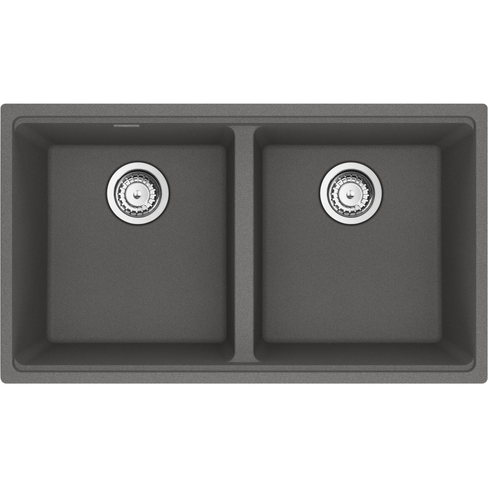 FRANKE MAG1201414 MARIS UM GRN DBL 33CAB WITH STRAINER BASKET GRANITE COMPOSITE SINK