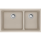 FRANKE MAG1601611LD MARIS UM GRN DBL 33CAB - LOW DIVIDE WITH STRAINER BASKET GRANITE COMPOSITE SINK