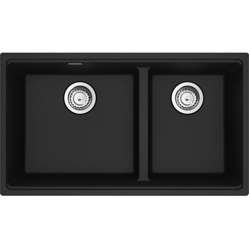 FRANKE MAG1601611LD MARIS UM GRN DBL 33CAB - LOW DIVIDE WITH STRAINER BASKET GRANITE COMPOSITE SINK Secondary image