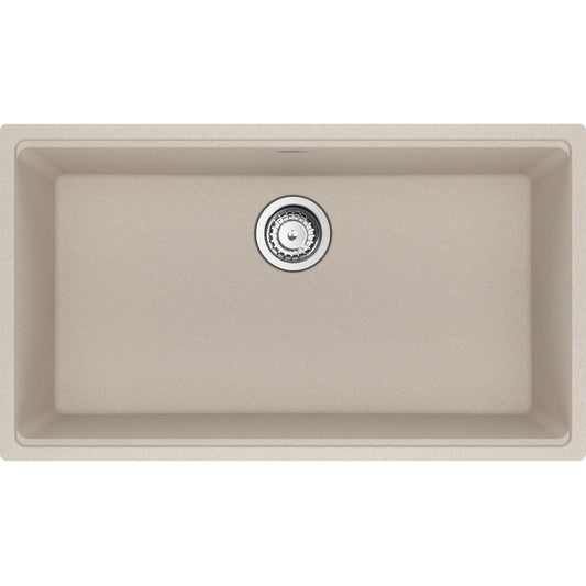 FRANKE MAG11029 MARIS UM GRN SGL 33CAB WITH STRAINER BASKET GRANITE COMPOSITE SINK