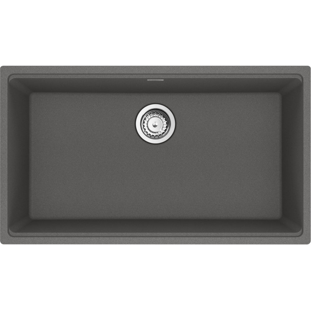 FRANKE MAG11029 MARIS UM GRN SGL 33CAB WITH STRAINER BASKET GRANITE COMPOSITE SINK